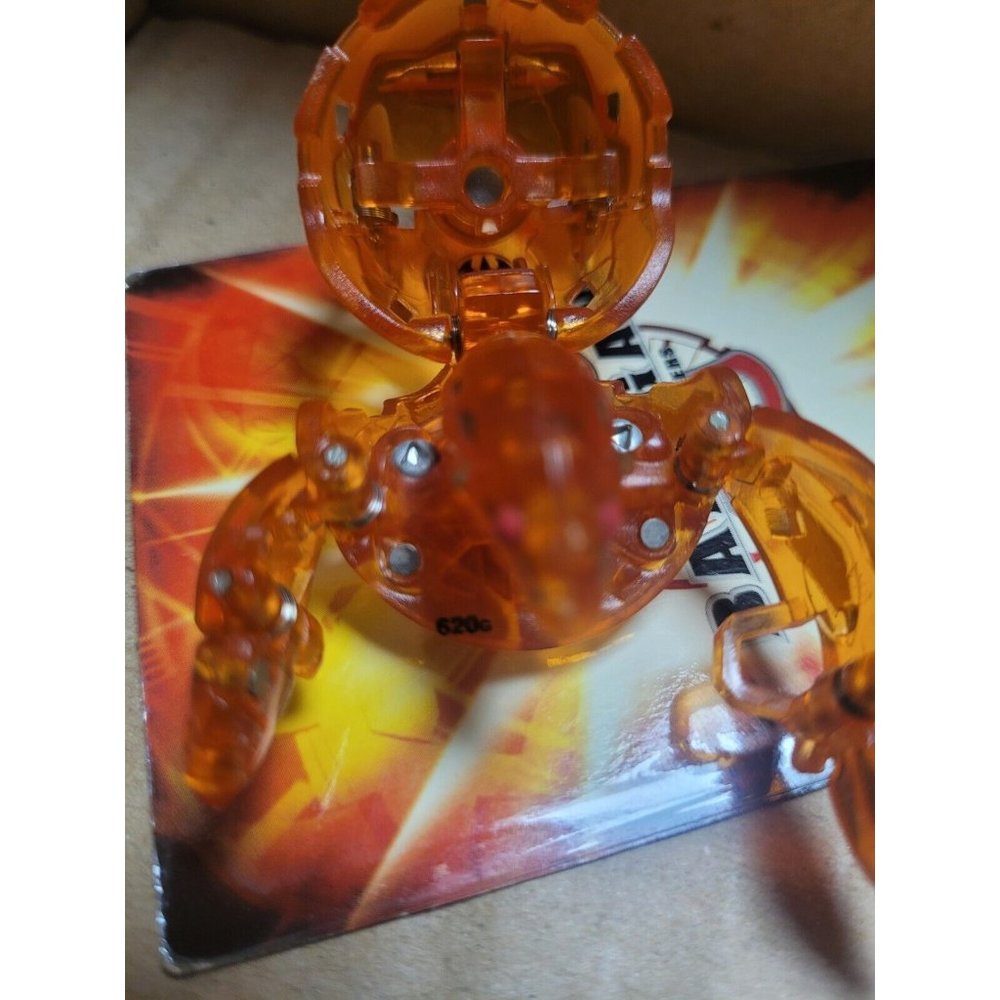 Bakugan Battle Brawlers Pyrus Translucent Stug Orange 620g  Rare